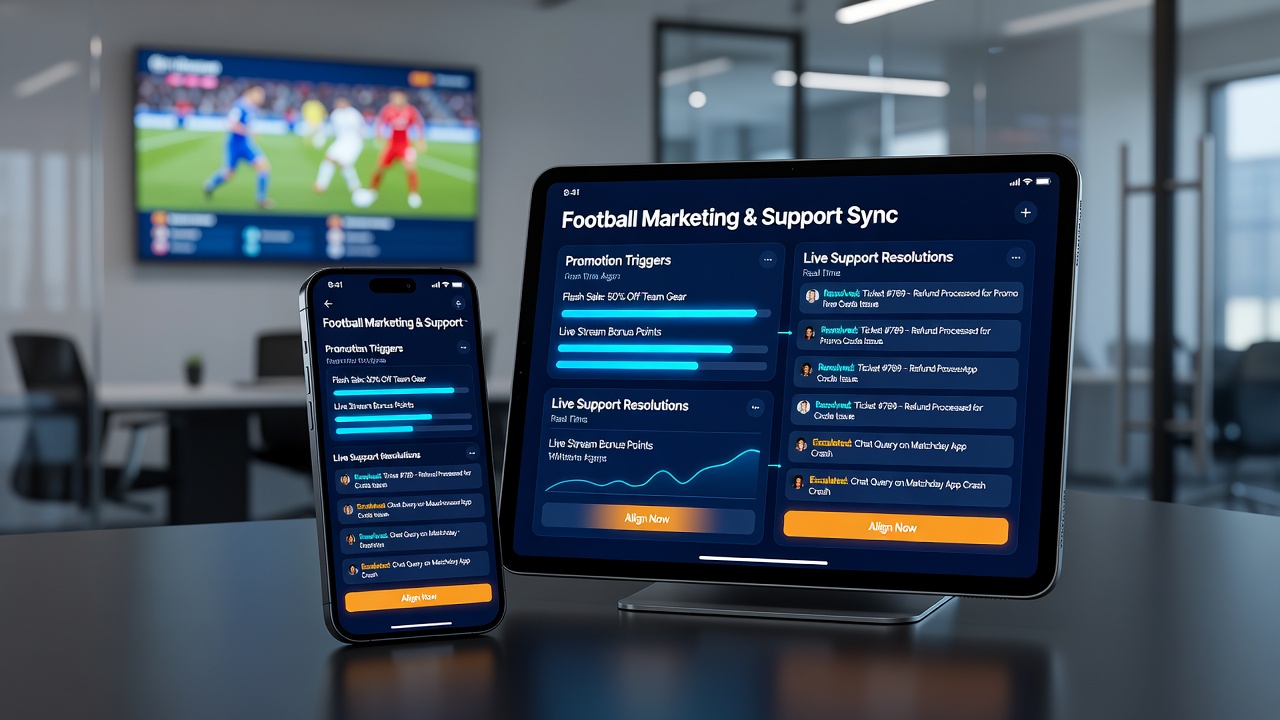 Live support resolution screen within a mobile betting dashboard showing football, racing, and casino options